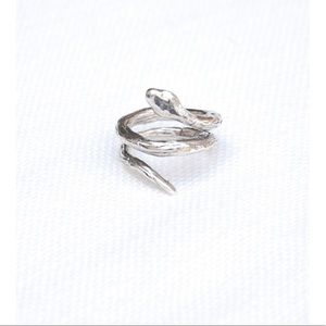Hawkly Jewellery Serpent Ring (silver) 6.5